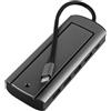OEM Alloggiamento per SSD M.2 con supporto SATA e NVMe, hub USB 5 in 1 con HDMI e USB 3.0, porta USB-C.