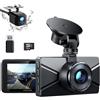 WOLFANG Videocamera per auto 2,5K anteriore e posteriore con visione notturna