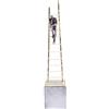 Kare Design Oggetto Decorativo Elements Climbing Man, Oro, 41Cm, Uomo Arrampicante