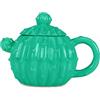 Cartomania Tazza in ceramica con tappo Cactus CHILL&REFILL, Verde, Ceramica durevole, Anti macchia, Graffi e odori, Tazza da colazione, Accessori casa, Bambini, Ragazzi e adulti, Idea regalo