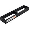 Blum AMBIA-LINE organizer cassetto in acciaio verniciato a polvere | ideale per cucina, bagno e zona giorno | espandibile modularmente | 47×10×5 cm | con piastra magnetica | Nero carbonio