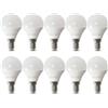 ehomeled Lampadina LED mini sfera E14 bianco caldo (3000K), 470 lumen 3,4W (=40W), lampadina LED a risparmio energetico, perfetta per lampadari, lampade da comodino e lampade da scrivania, confezione