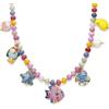 SINGULARU - Collana Oceanico Colors. Acciaio con Placcatura in oro 18 kt e Ceramica. Gioielli da donna.