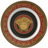 VERSACE HOME PIATTO DOLCE 18 CM 19300/409605/10218 MEDUSA RED
