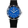 PRESTIGE & DELUXE Orologio da polso uomo Lowell Sampdoria Gent Dive Cinturino in silicone - Quadrante 41 mm in confezione ufficiale + portachiave calcio