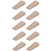 cyclingcolors 10x cunei legno piccoli fermaporta mobili ferma porta ante pavimento cucina angolazione blocca, 55mm x 20mm x 12mm
