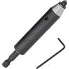 Generisch Perforatore elettrico, perforatore per tessuto e pelle, perforatore rotondo ad alte prestazioni da 0,39/0,59 pollici, strumento di punzonatura elettrico, per trapano fai da te