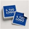 Generico 100 ADESIVI, STICKERS, PERSONALIZZATI. LOGO, IMMAGINE O TESTO. EVENTI, FESTE, LOGHI AZIENDALI, PARTY, WEDDING (6x6, Centimetri)