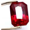Gravity Gems 7.40 CT Naturale Rosso Rubino Certificato Birmano Smeraldo Taglio Slegato Gemma