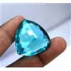 Gravity Gems Naturale Topazio Blu 500 KT Cubico Forma Certificato Loose Gemma Con Omaggio