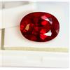 Gravity Gems 5.40 CT Naturale Birmano Rosso Rubino Taglio Ovale Sfaccettato Certificato Loose