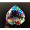 Gravity Gems 60 KT Topazio Mistico Cuore Taglio Naturale Arcobaleno Colore Gemma Certificato