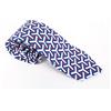 Suitsupply Uomo Cravatta 148 X 8 CM Lino Misto Cotone Blu Maglia Formale Grafico