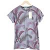 SCOTCH & SODA T-Shirt Uomo S Grigio Fantasia Foglie Bluish Maniche Corte Twill