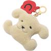 CELINE Triomphe Pom borsa Charm Apple B10432V25GHD3 pelle foro beige rosso