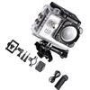 CFTGIW Action Camera DV Kit Videocamera 1080P 30M Fotocamera Subacquea con Supporto per Schermo da 2 Pollici per Immersioni Sportive in Bicicletta (SILVER)