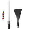 DOJOEUU Pennelli per light painting a LED, Kit iniziale/Set professionale per light painting, Fibra ottica nera ultra-sottile da 0,25 mm, 12 filtri colorati(Beginner Set)