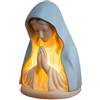 Generic Luce notturna per preghiera della Vergine Maria, lampada da tavolo cattolica fatta a mano, lampada da tavolo morbida per proteggere gli occhi, elegante statua di Maria Vergine Mary, luce LED per fede
