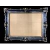 Artissimo 3057 - Specchio da parete in stile barocco, 90 x 70 cm, colore: Nero/Oro