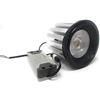 vetrine inrete Vetrineinrete® Faretto led ad incasso AR111 30 watt nero luce bianca 6500k calda 3000k naturale 4000k luce illuminazione interni F13 (Luce calda 3000k)