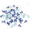 KtbeYTi 100 Pezzi Decorazione di Ancoraggio 3 Colori Marittime in Legno Ancora, per Tavolo, Feste, Compleanni DIY Stelle Marine Decorative, 23 x 18.5 x 1.6 mm