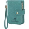 GOUNNU Porta Passaporto Custodia Viaggio Porta Passaporto con Blocco RFID Porta Passaporto da Viaggio Pelle PU Portatile Portadocumenti da Viaggio Slim Cover Passaportos Uomo Donna (Blu)