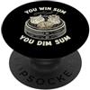 Dim Sum Pun Fun Vinci Somma Dim Sum Divertente Foodie Pun PopSockets PopGrip Adesivo