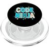 Computer Programming Scripting Expert Sviluppatore software Code Ninja PopSockets PopGrip per MagSafe
