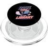 Fast Reader Apparel Race You To The Library Funny Reading Book Lover Bibliotecario PopSockets PopGrip per MagSafe
