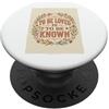 Known And Loved Co. Essere amati significa essere conosciuti Citazione d'amore retrò vintage 3 PopSockets PopGrip Adesivo
