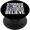 Stomach Cancer Warrior Gifts for Women a Consapevolezza del cancro allo stomaco Pervinca Novembre Cancro allo stomaco PopSockets PopGrip Adesivo