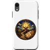 Holy Art Custodia per iPhone XR TU SEI LA LUCE DEL MONDO Lampada Cattedrale Mosaico Arte