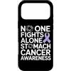 Stomach Cancer Warrior Gifts for Women a Custodia per iPhone 17 Pro Max Consapevolezza del cancro allo stomaco Pervinca Novembre Cancro allo stomaco