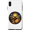 Holy Art Custodia per iPhone XS Max TU SEI LA LUCE DEL MONDO Lampada Cattedrale Mosaico Arte
