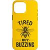 Beekeeping Honey Farm Funny Farmer Appar Custodia per iPhone 16 Pro Max Apicoltore Miele Allevatore di api stanco ma ronzante apicoltura