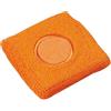 generico 5 (Cinque) Pezzi Polsino Parasudore in Spugna, con Spazio per la Personalizzazione (75% Cotone/10% Nylon/15% Spandex) Arancione