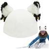 Poludatly Copertura per casco da snowboard, copertura per casco da sci, campane per casco con orecchie di gatto, copertura elastica lavabile, graziosa decorazione per casco con orecchie di gatto in