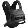 Gralara Zaino Petto Outdoor Borsa Petto Nylon Impermeabile Uomo Donna Zaino Multitasche Regolabile Traspirante Adatto Escursionismo Ciclismo