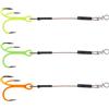 Balzer Shirasu 1x7 UV Stinger Rigs - 3 ganci per stinger, lunghezza gancio: 5,5 cm, misura 6