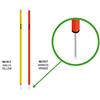 Macron Palo Paletto Slalom MACRON allenamento con puntale Pole Spike h 170 cm Calcio