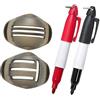 QUILSTM Marcatore per Palline da Golf, Righello per Disegno a Stencil, Che Consente Un Putting preciso con Un Leggero Putter da Allenamento per Tutti i Golfisti, Strumento di