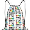 Generic Zaino con Coulisse Autism Drawstring Backpack Resistente Sportiva Zainetto Pieghevole Sacchetta Sportiva per Vacanze Spiaggia Unisex