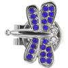 LALADEFIEE Clip Blu per Cappello da Golf con Segna Forma di Libellula Accessorio Leggero e Resistente per Golfisti