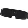 Aymzbd Piastra di Poppa in PVC con Staffa di Montaggio per Motore Fuoribordo per Gommone, Nero
