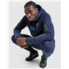 Nike Mens Nike Felpa con Cappuccio Full Zip Tech Fleece - Blu, blu