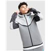 Nike Felpa con Cappuccio Full Zip Tech Fleece Junior - Grigio, grigio