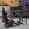 Marada Cockpit del simulatore di corse con triplo supporto di monitor adatto