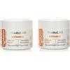 RevitaLAB - Crema giorno e notte antietà con acido ialuronico, arricchita con vitamina A, B3, B5, E, C, olio di jojoba e filtri UV, 40-55 anni, 50 ml - Formato multipack
