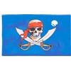 AZ FLAG Bandiera Pirata Notte Blu 150x90cm - Bandiera dei Pirati 90 x 150 cm
