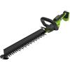 Greenworks Tagliasiepi a batteria 24V 56 cm, motore brushless, lama doppia azione 28 mm, Hedge Sweeper integrato, impugnatura ergonomica, solo utensile HT2202DA1